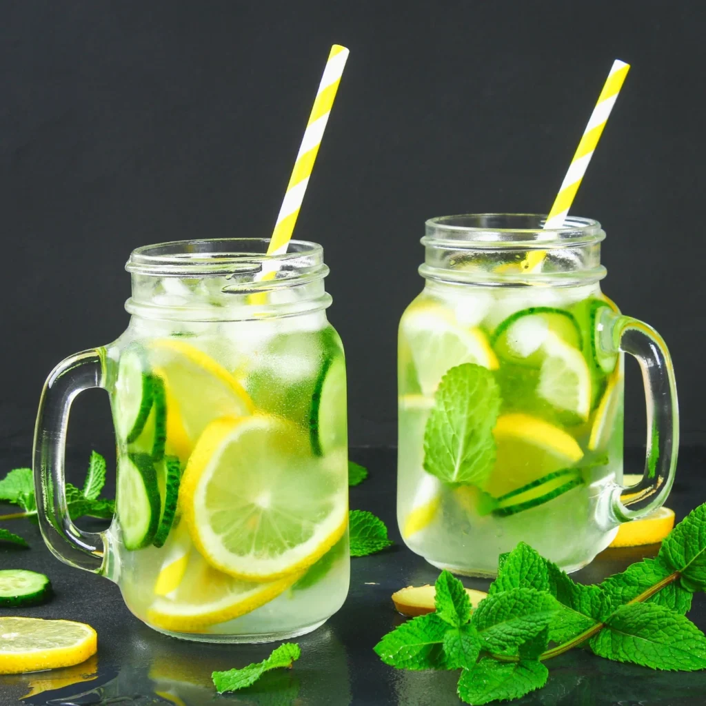 cucumber lemon water